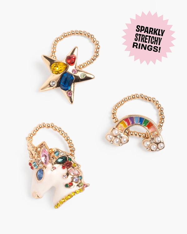 Lip Gloss Ring Set (Gloss It Rainbow)