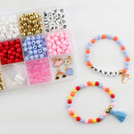 DIY Stretchy Bracelet Craft Kit (Color My World Rainbow)