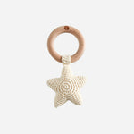 Teether Crochet Rattle (Star)