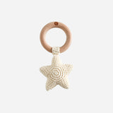 Teether Crochet Rattle (Star)