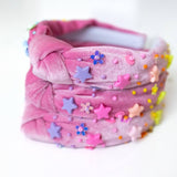 Beaded Headband (Happy Hues)