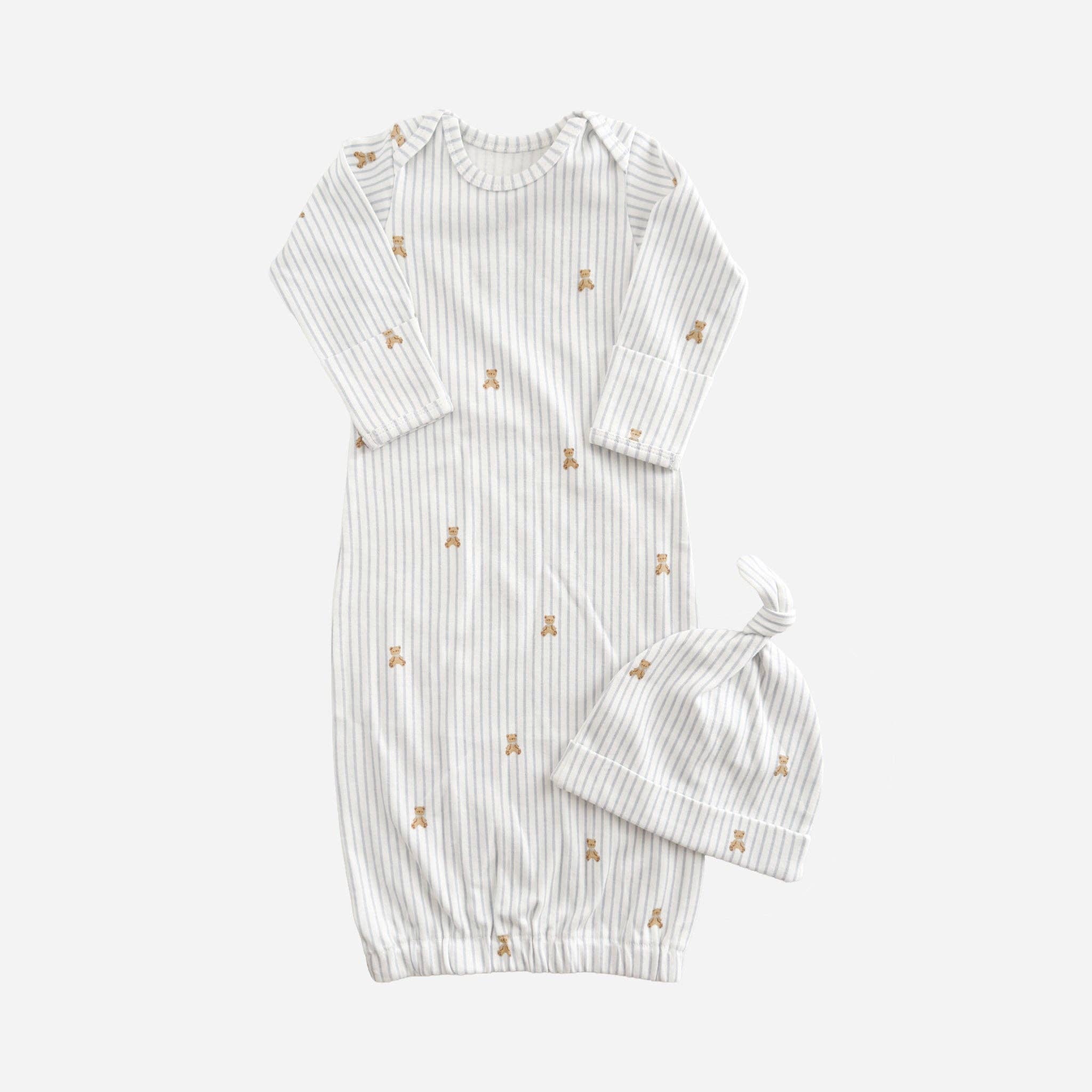 Layette Sleep Set (Teddy Bear Blue)