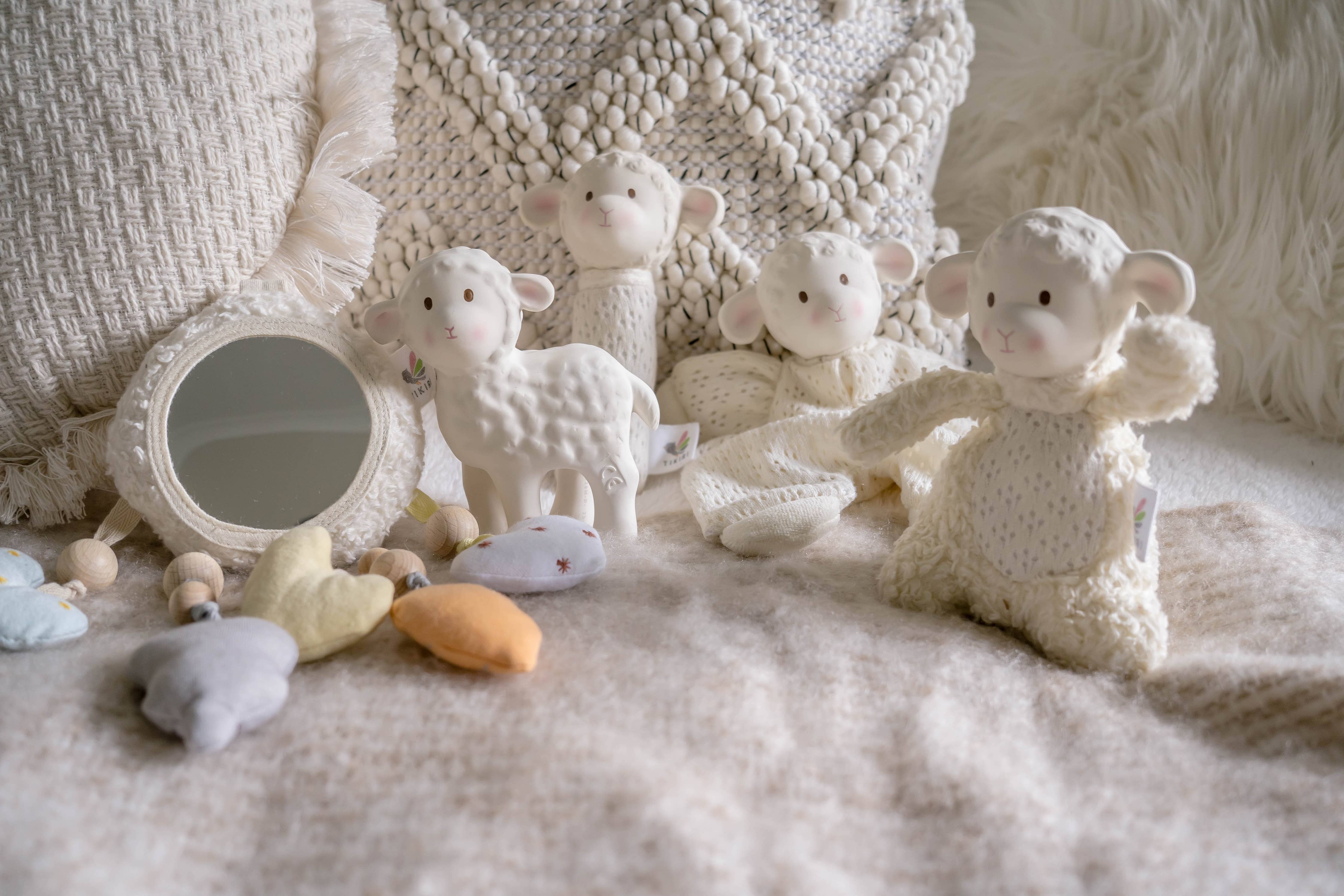 Teether Rattle & Bath Toy (Bahbah the Lamb)