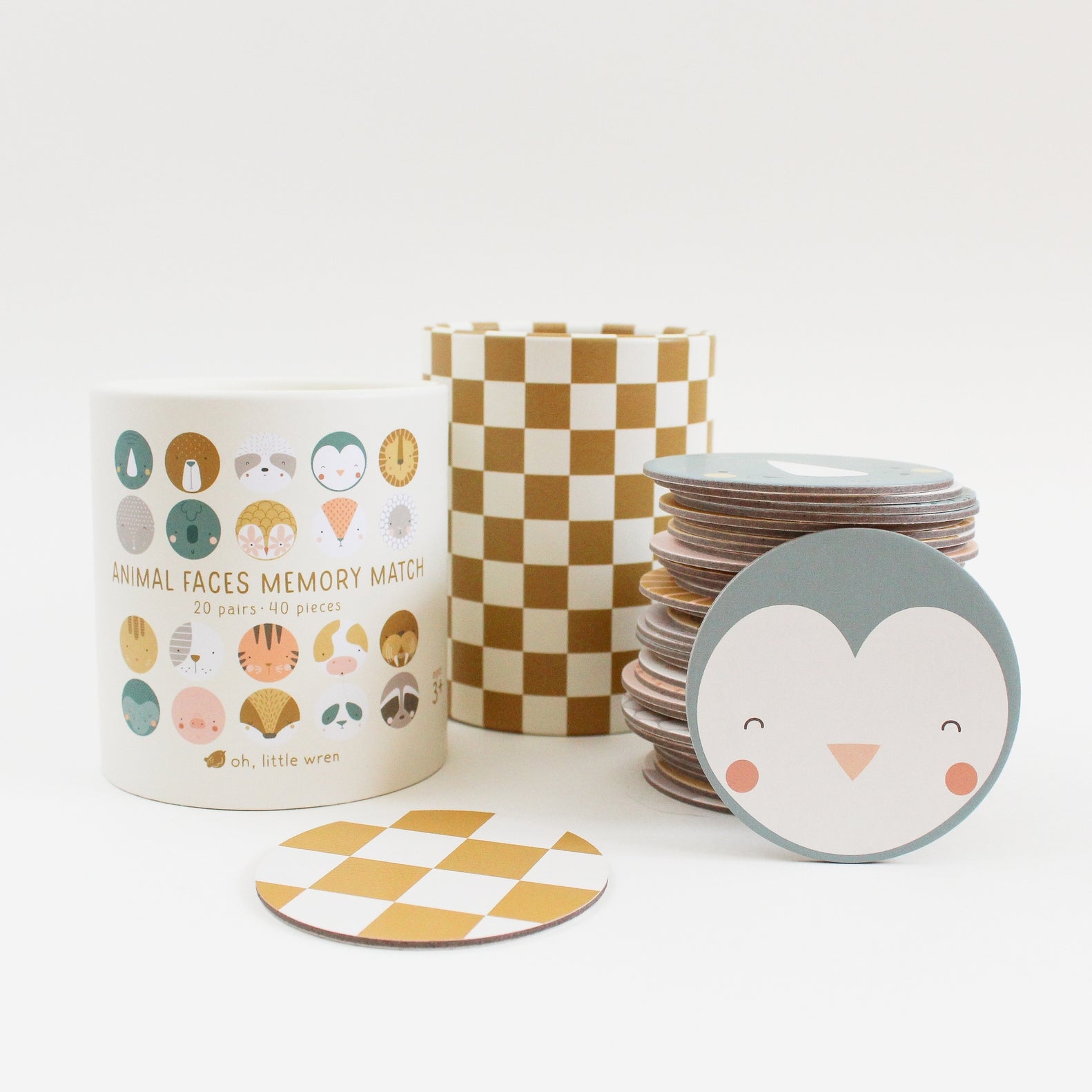 Animal Faces Memory Match