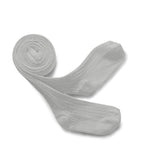 Louise Ribbed Tights (Gris Perle)