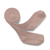 Louise Ribbed Tights (Vieux Rose)
