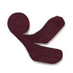 Louise Ribbed Tights (Bordeaux Grand Cru)