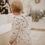 Winter Berry Flannel Dress Set