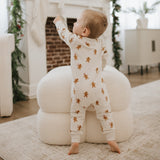 Merry Gingerbread Men on Crème Playsuit