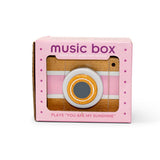 Vintage Camera Music Box (Pink)