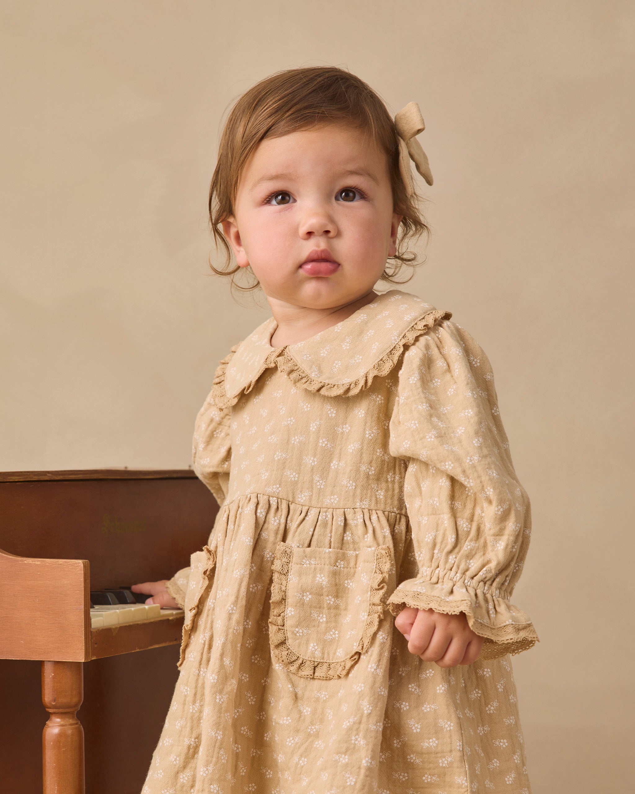 Marisol Dress (Butterscotch Floral)