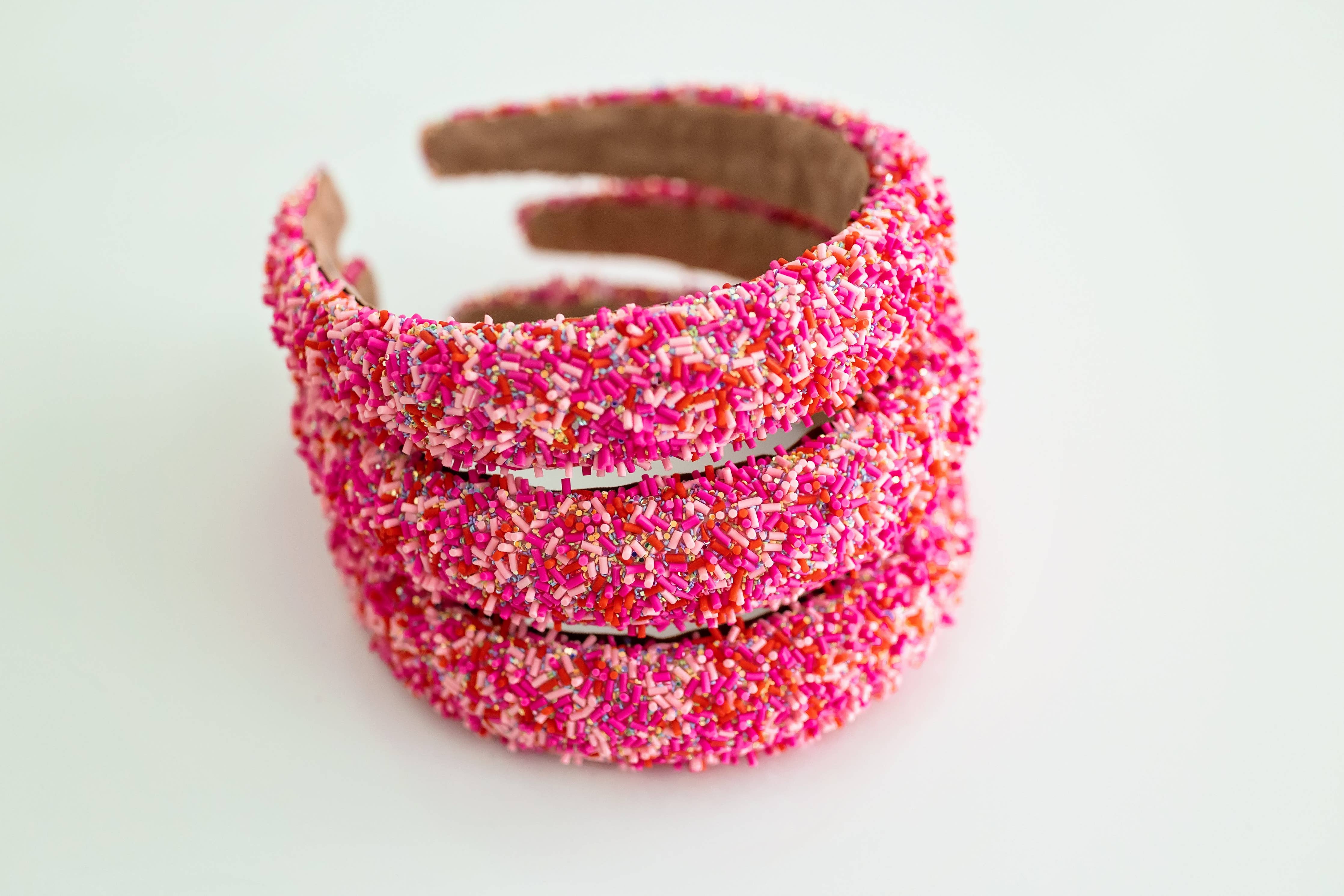 Beaded Headband (Sweetheart Sprinkle)