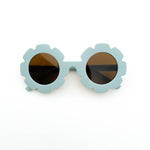 Daisy Day Flower Sunglasses (Sea Glass Blue)