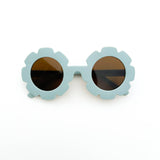 Daisy Day Flower Sunglasses (Sea Glass Blue)