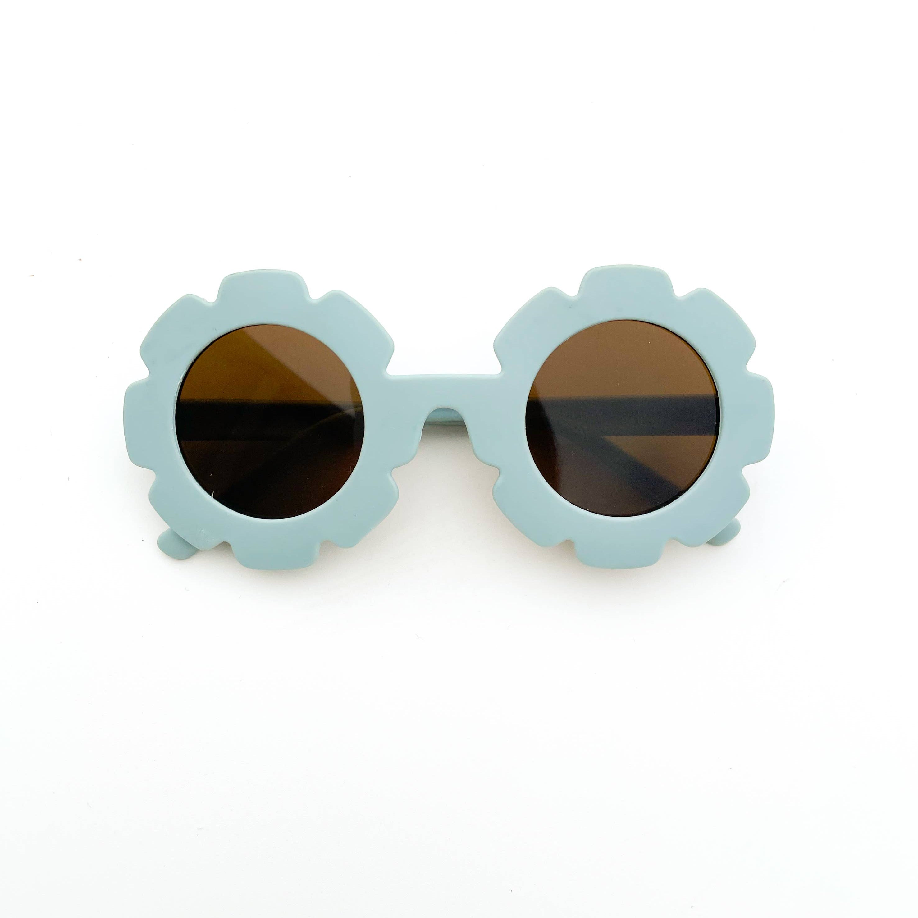 Daisy Day Flower Sunglasses (Sea Glass Blue)