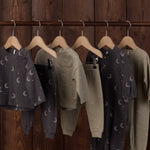 Long Sleeve Tee + Pant Set (Mushrooms)