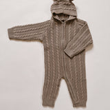 Baby Bear Jumpsuit (Acorn)