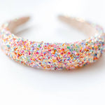 Beaded Headband (Pretty in Pink)