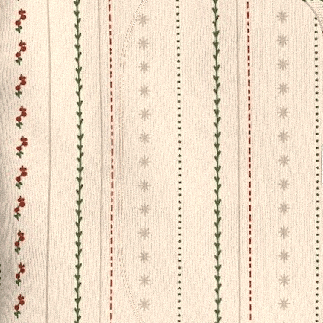 Footie & Wrap Top Baby Set (Mistletoe)