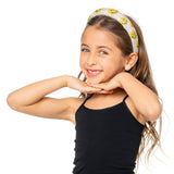 Rhinestone Happy Face Headband