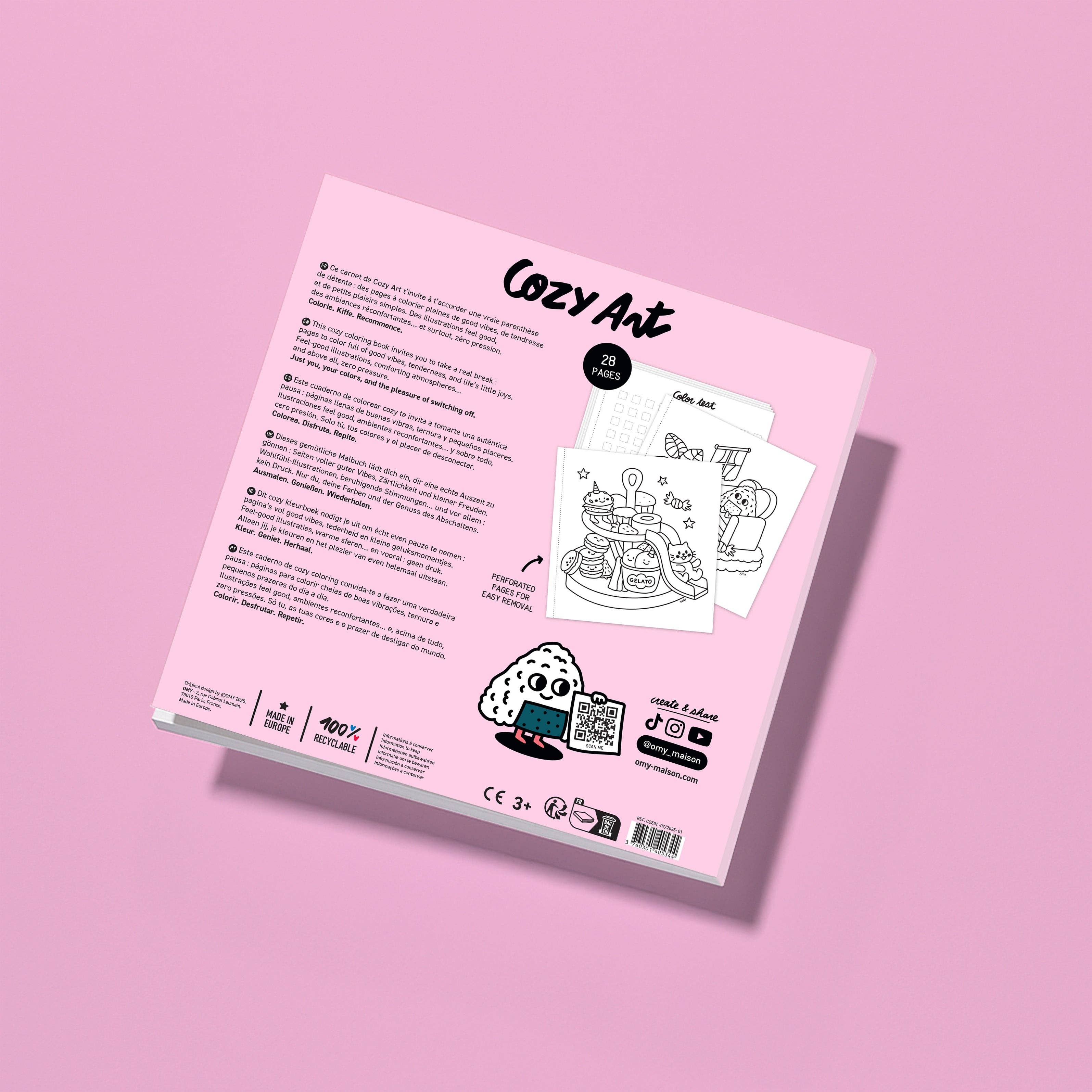 Cozy Art Coloring Book (Kawaii)