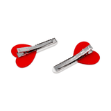 Alligator Hair Clip Set (Heart Lollipop)