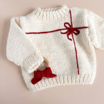 Crochet Teether (Red Bow)
