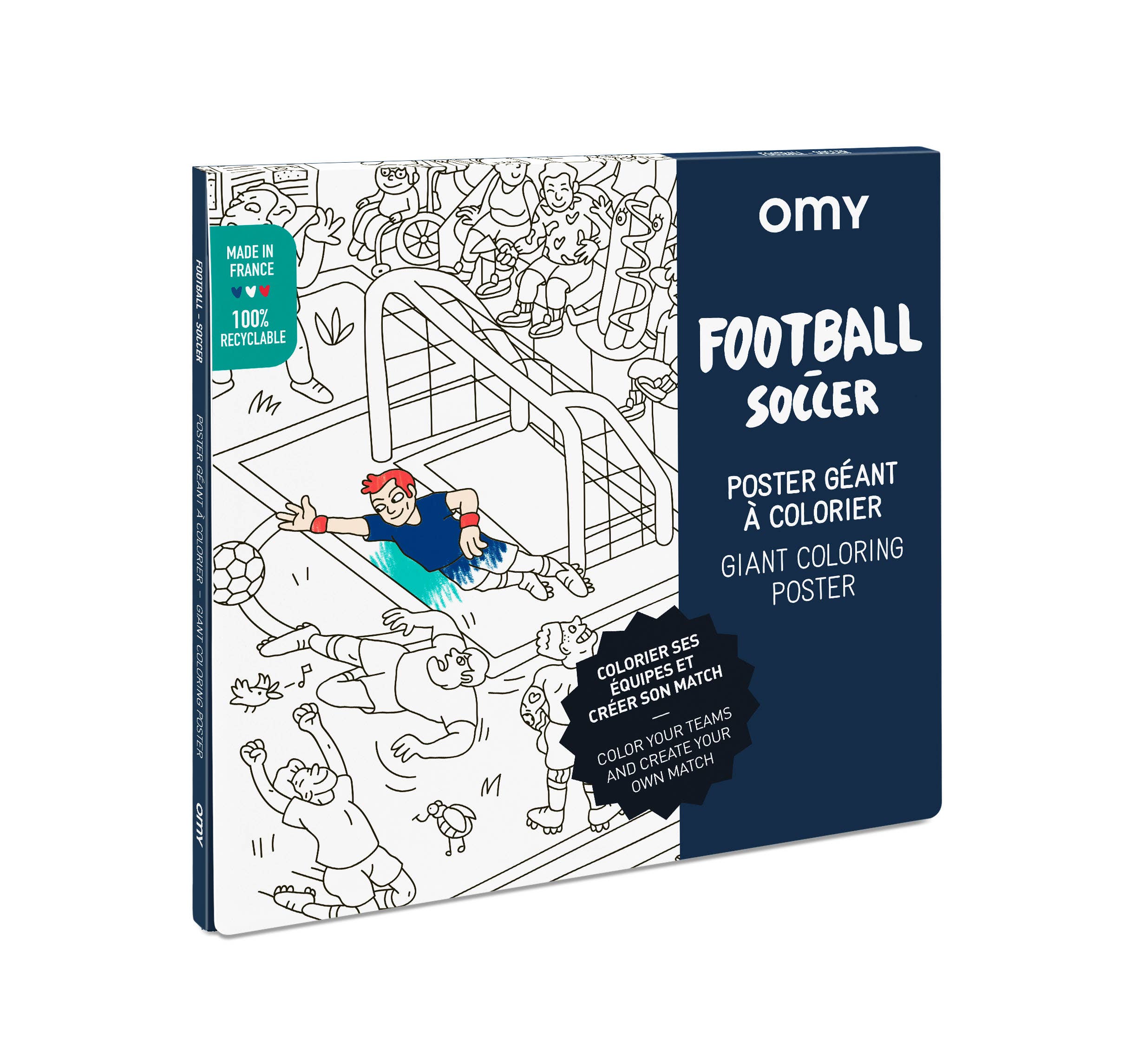 Giant Coloring Poster (Soccer)