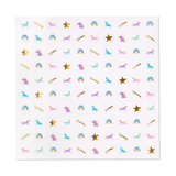 Unicorn + Rainbows Nail Stickers (1 Pack)