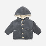 Corduroy Hooded Jacket (Midnight)