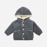 Corduroy Hooded Jacket (Midnight)