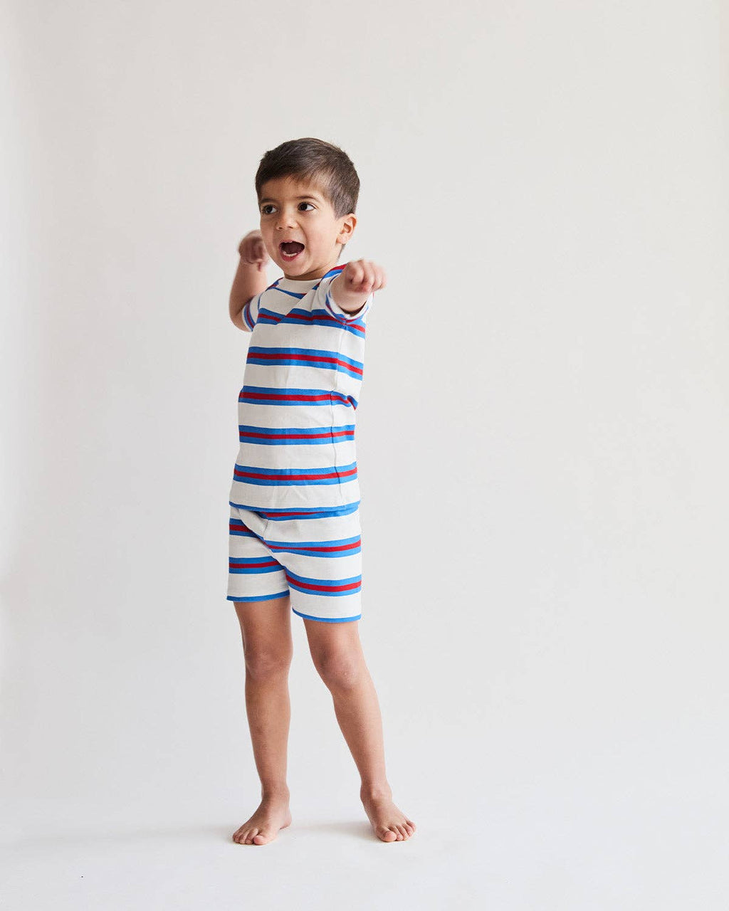 Pajama Set (Multi Stripe/Regatta)