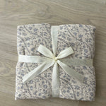 Heirloom Vine Muslin Blanket (Bluebell)