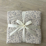 Heirloom Vine Muslin Blanket (Bluebell)