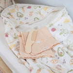 Hooded Baby Bath Towel & Washcloth Set (Clementine Fruits & Veggies)
