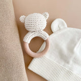 Teether Rattle Toy (Bear)