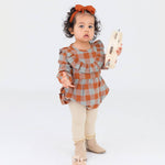 Knit Footless Ruffled Tights (Oatmeal)