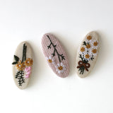 Embroidered Clip Set (Bouquet)