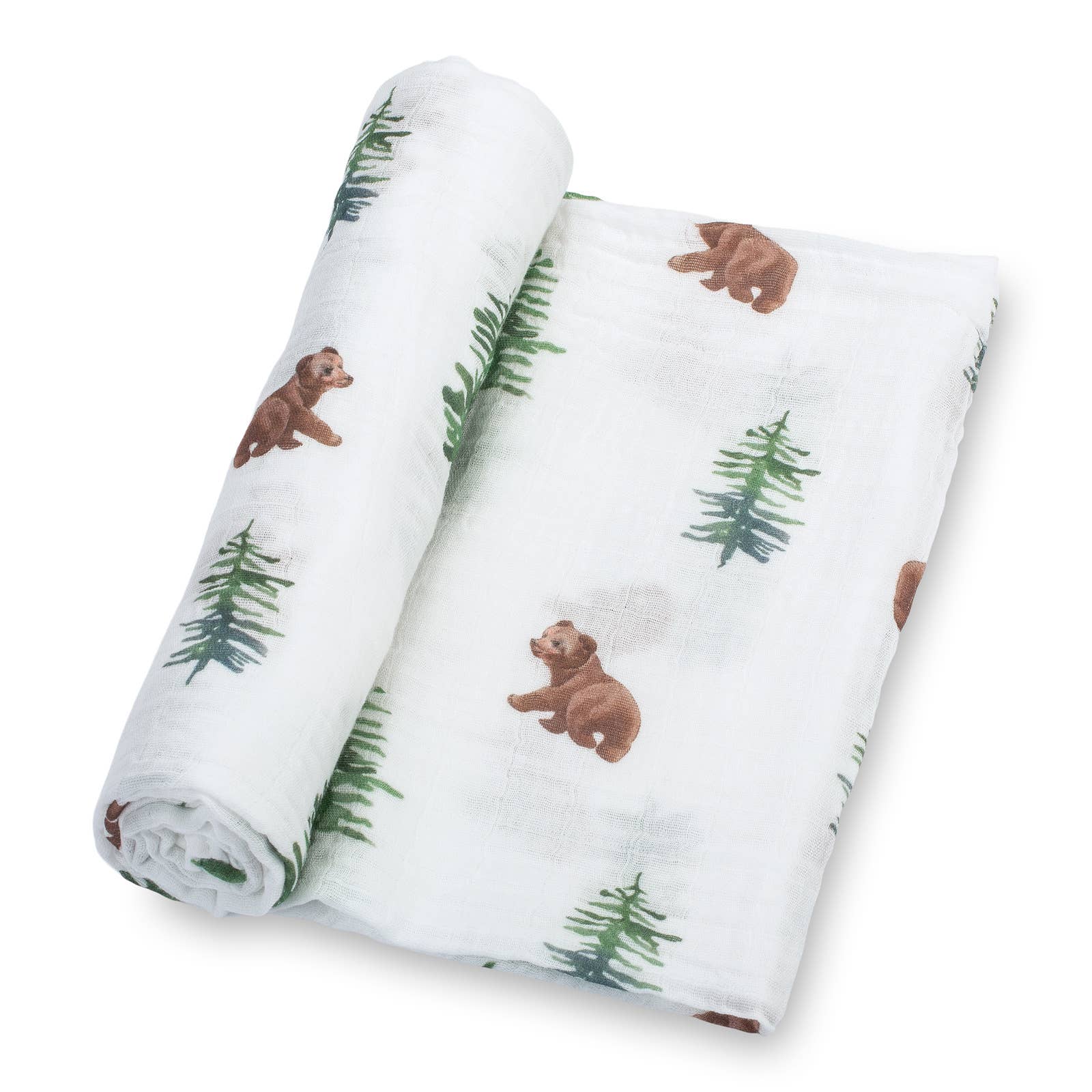 Muslin Swaddle Blanket (Baby Bear)
