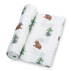 Muslin Swaddle Blanket (Baby Bear)