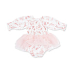Long Sleeve Smocked Bubble with Tutu (Ballet Toile)