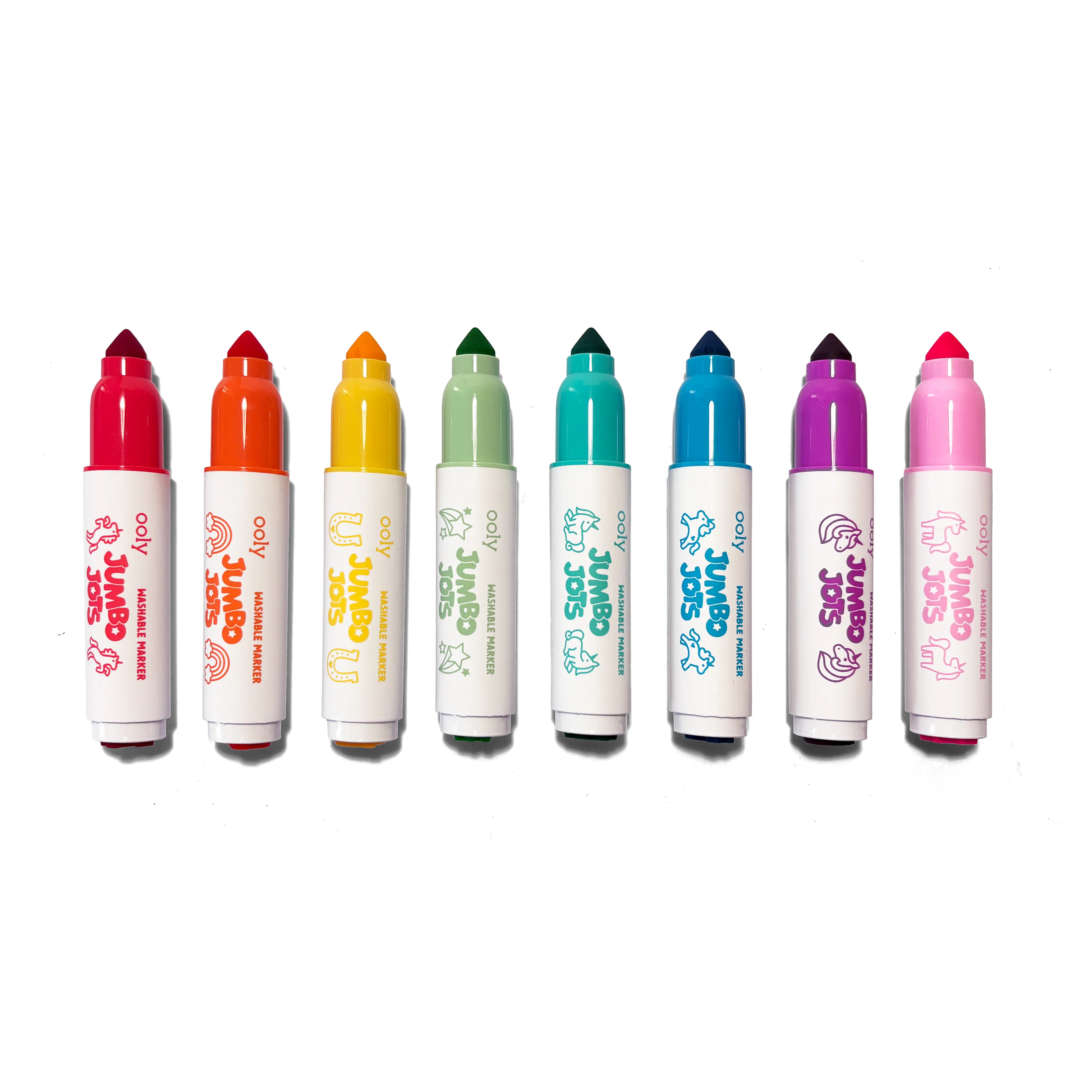 Jumbo Jots Dual Tip Unicorn Stamp Markers (Set of 8)
