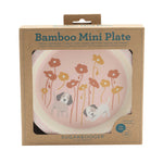 Bamboo Mini Plate (Puppies & Poppies)