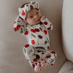 Bamboo Zip Pajamas (Cherry)