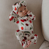 Bamboo Zip Pajamas (Cherry)