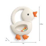 Teether with Rattle (Goose)