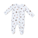2 Way Zipper Footie (American Ducks)