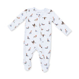 2 Way Zipper Footie (American Ducks)