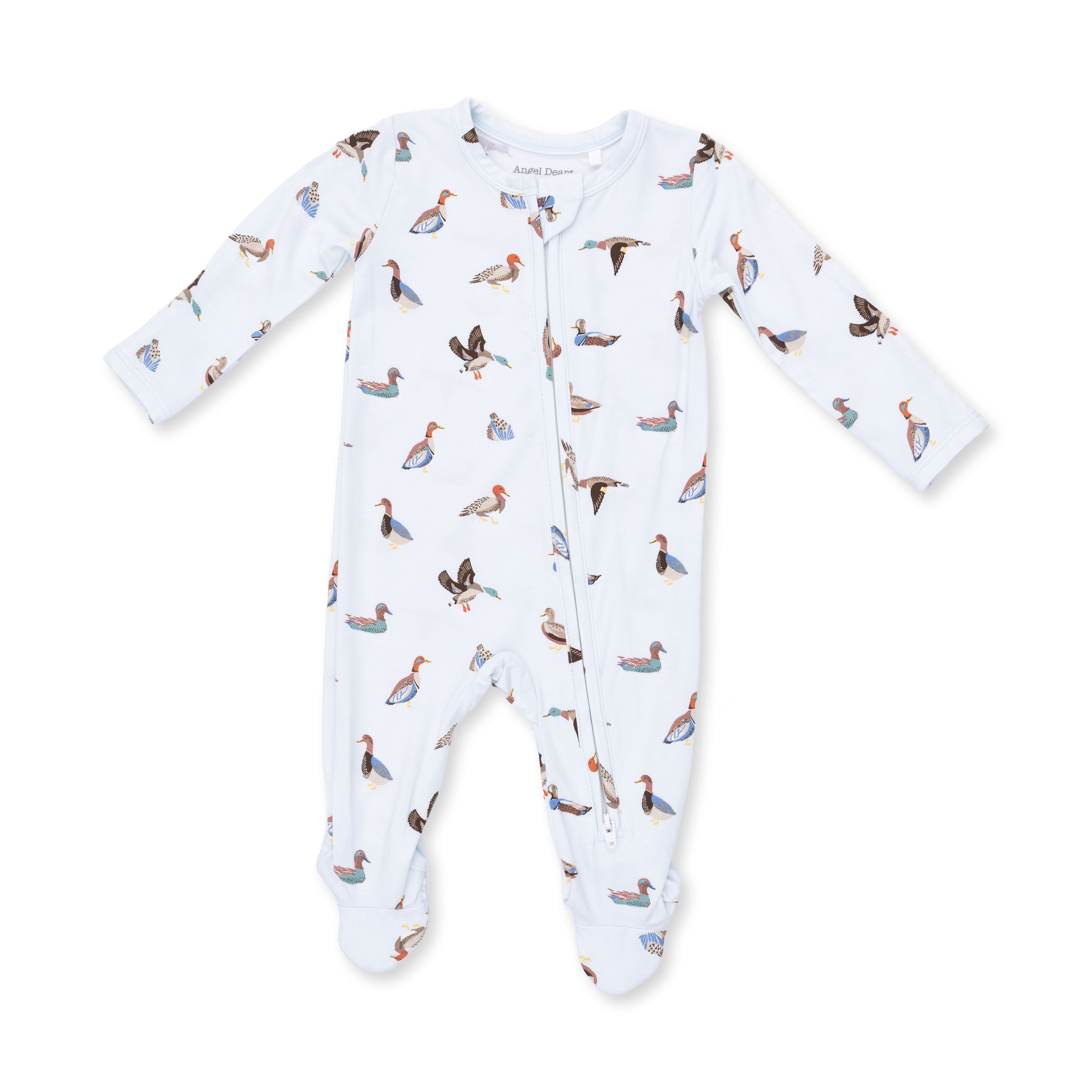 2 Way Zipper Footie (American Ducks)