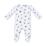 2 Way Zipper Footie (American Ducks)